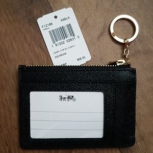 Coach Bags - Coach Mini Skinny ID Case F12186 Black Leather Coach Bags - Coach Mini Skinny ID Case F12186 Black Leather